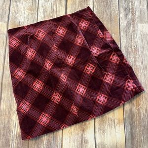 Forever 21 Plaid Mini Skirt